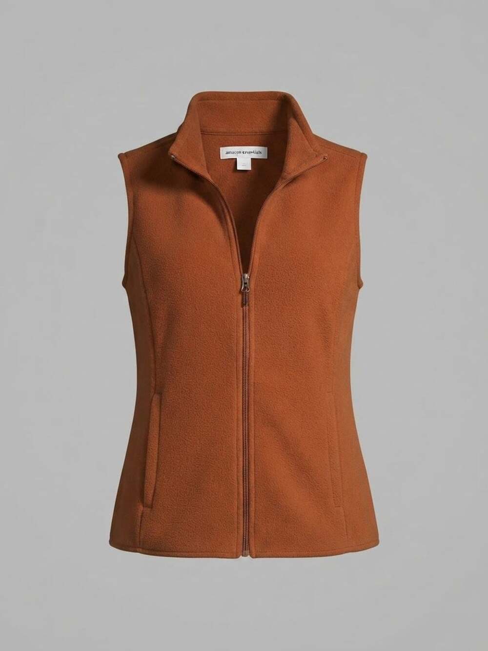 Amazon Essentials Women's Full-Zip Polar Fleece Vest Small